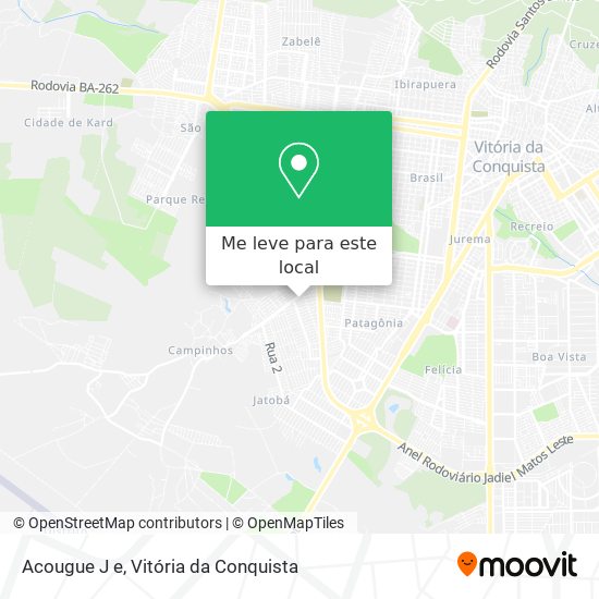 Acougue J e mapa