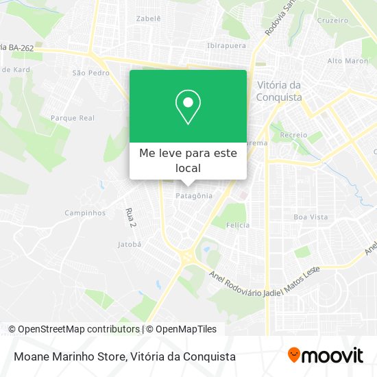 Moane Marinho Store mapa