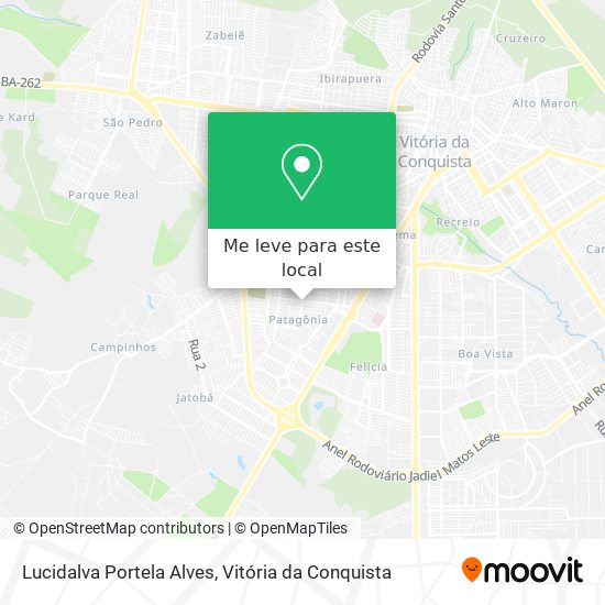 Lucidalva Portela Alves mapa