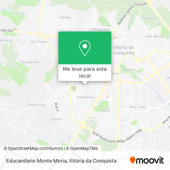 Educandario Monte Moria mapa