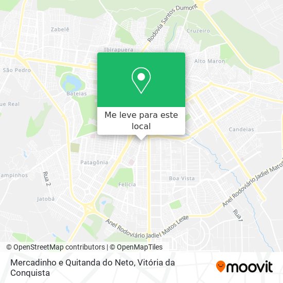 Mercadinho e Quitanda do Neto mapa