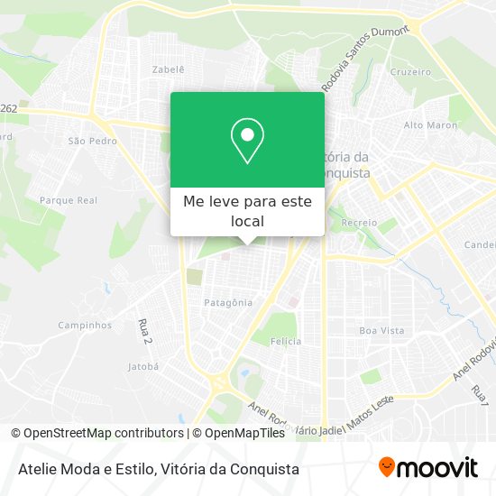 Atelie Moda e Estilo mapa