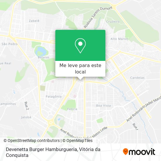 Devenetta Burger Hamburgueria mapa