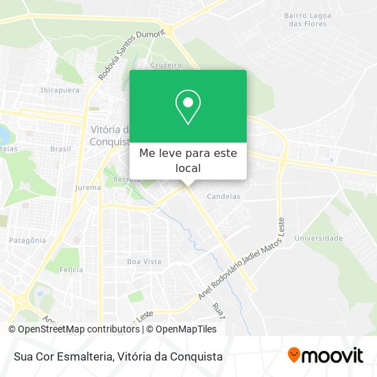Sua Cor Esmalteria mapa