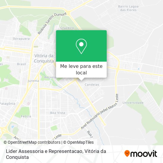 Lider Assessoria e Representacao mapa