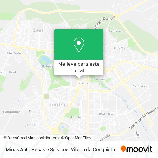 Minas Auto Pecas e Servicos mapa