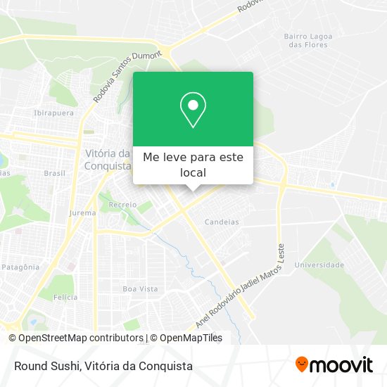 Round Sushi mapa