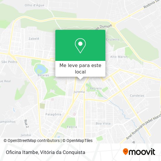 Oficina Itambe mapa