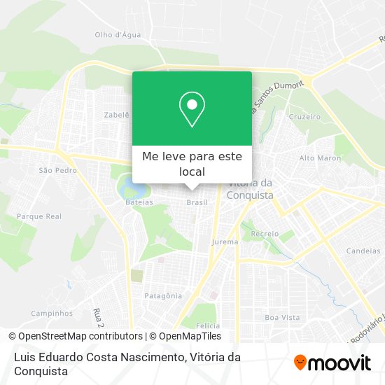 Luis Eduardo Costa Nascimento mapa