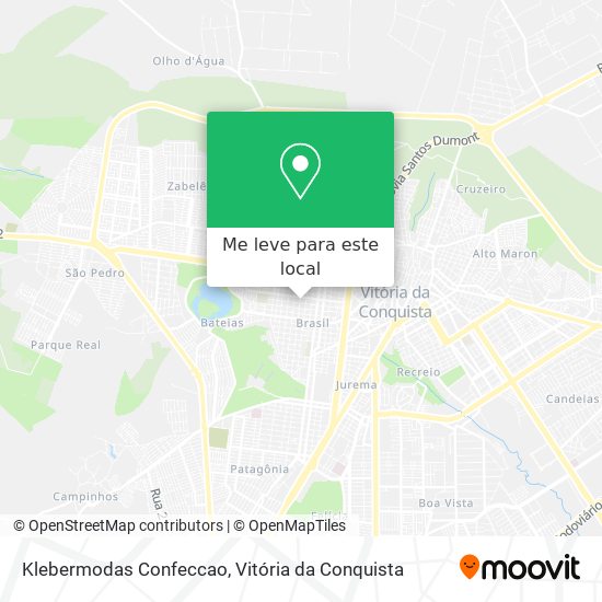 Klebermodas Confeccao mapa