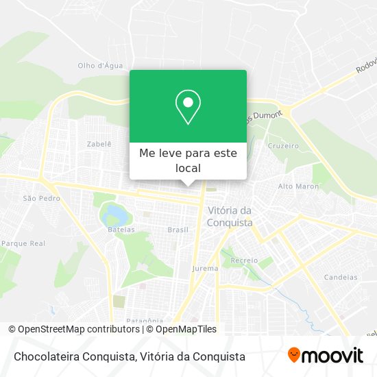 Chocolateira Conquista mapa