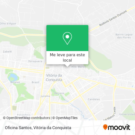 Oficina Santos mapa