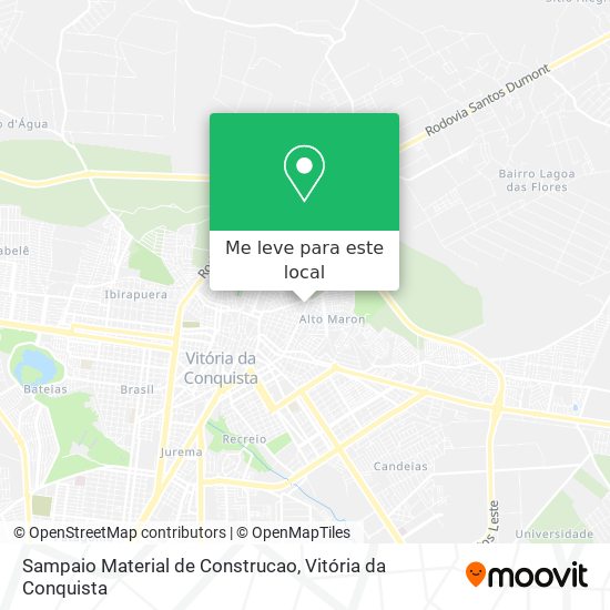 Sampaio Material de Construcao mapa