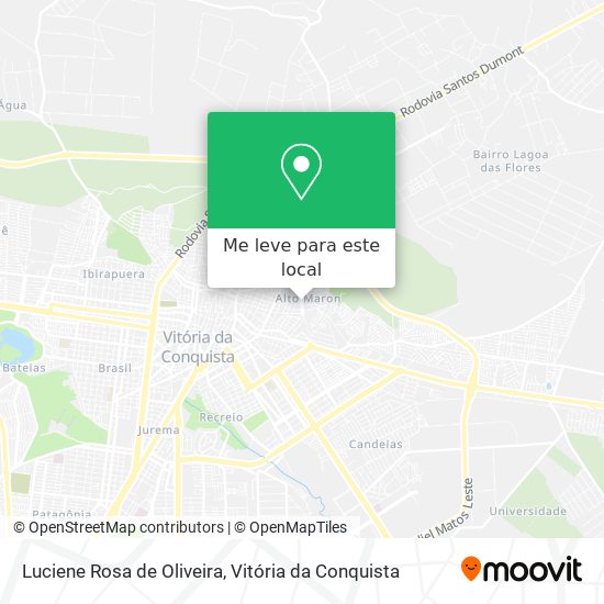Luciene Rosa de Oliveira mapa