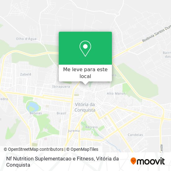 Nf Nutrition Suplementacao e Fitness mapa