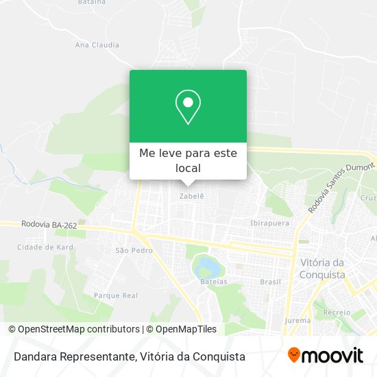 Dandara Representante mapa