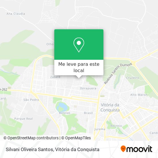 Silvani Oliveira Santos mapa