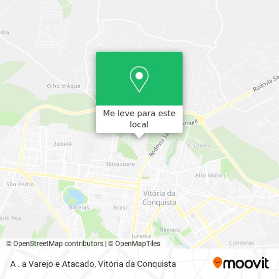 A . a Varejo e Atacado mapa