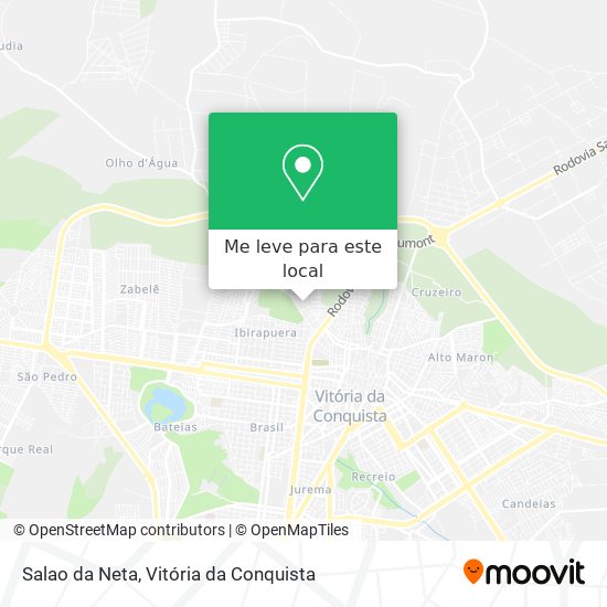 Salao da Neta mapa
