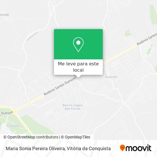 Maria Sonia Pereira Oliveira mapa