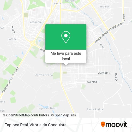 Tapioca Real mapa