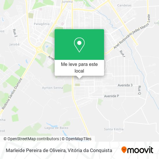 Marleide Pereira de Oliveira mapa