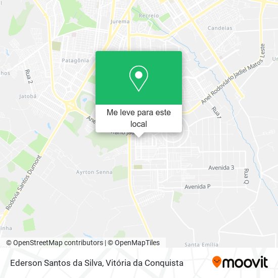 Ederson Santos da Silva mapa