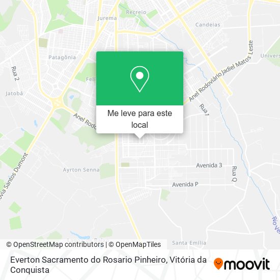 Everton Sacramento do Rosario Pinheiro mapa