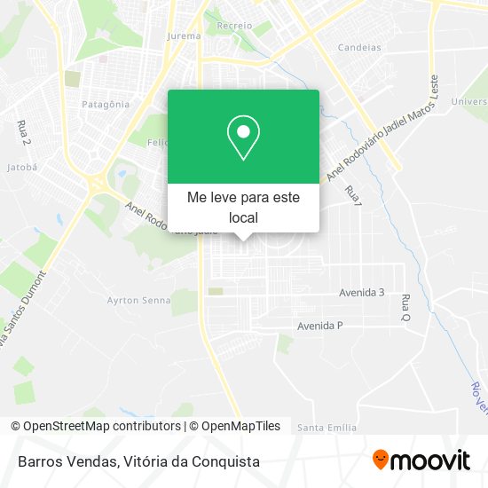 Barros Vendas mapa