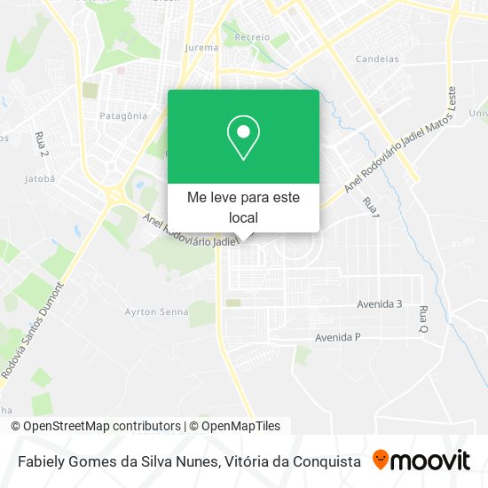 Fabiely Gomes da Silva Nunes mapa