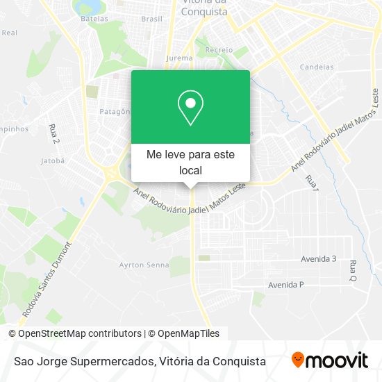 Sao Jorge Supermercados mapa