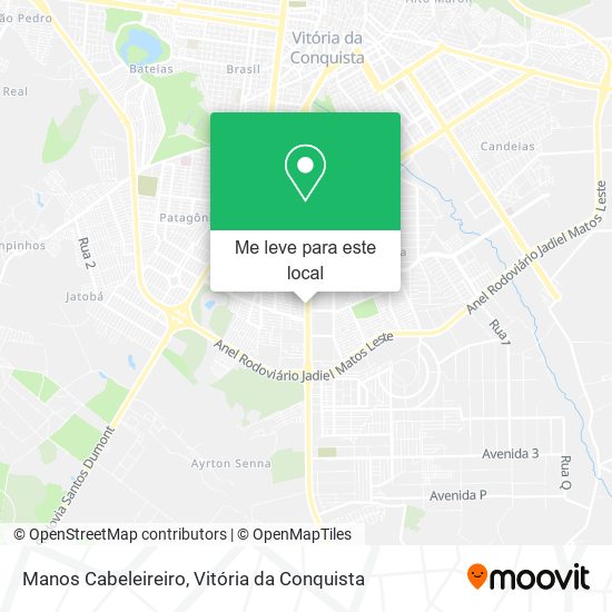 Manos Cabeleireiro mapa