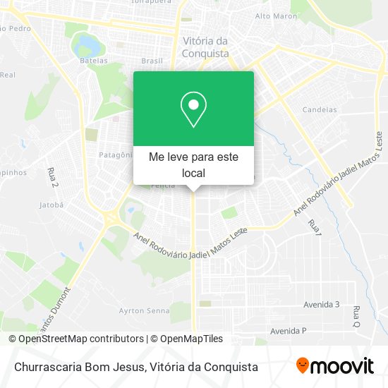 Churrascaria Bom Jesus mapa