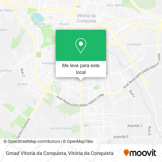 Gmad Vitoria da Conquista mapa