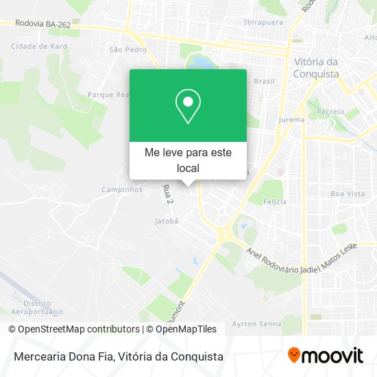 Mercearia Dona Fia mapa