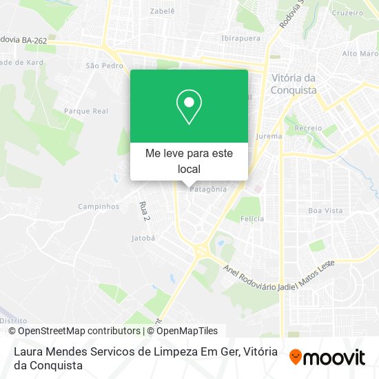 Laura Mendes Servicos de Limpeza Em Ger mapa