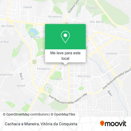 Cachaca a Maneira mapa