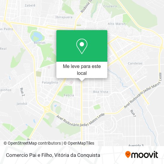 Comercio Pai e Filho mapa