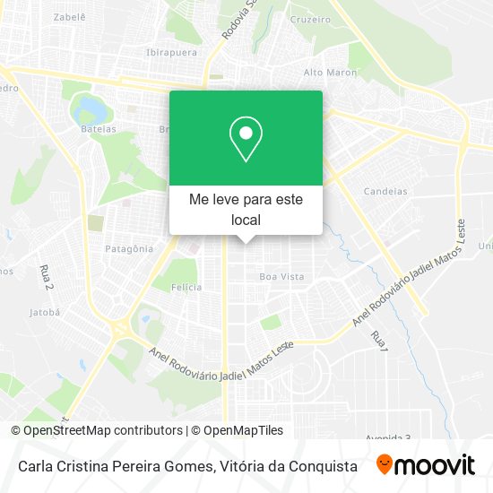 Carla Cristina Pereira Gomes mapa