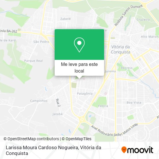 Larissa Moura Cardoso Nogueira mapa