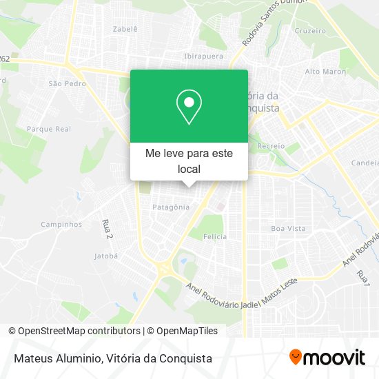 Mateus Aluminio mapa