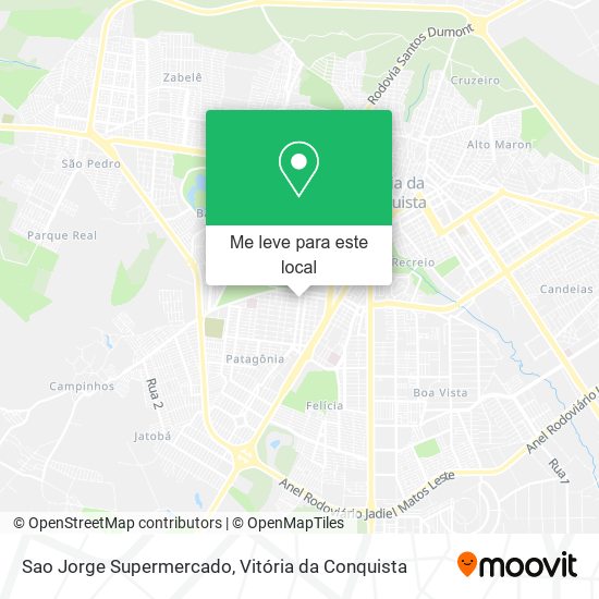 Sao Jorge Supermercado mapa