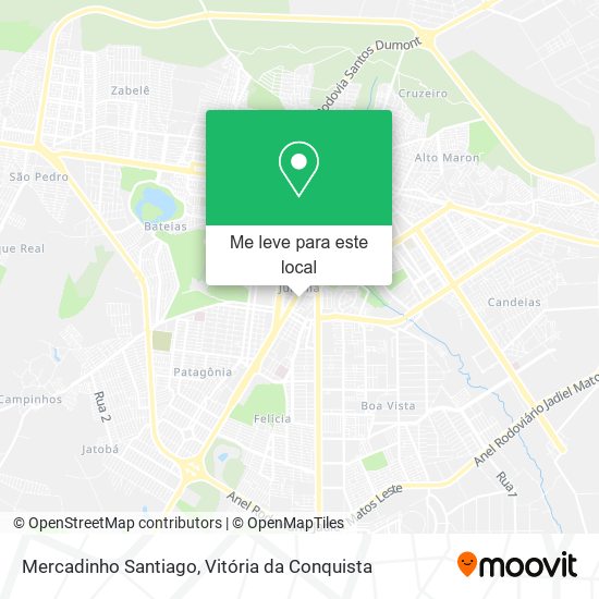 Mercadinho Santiago mapa