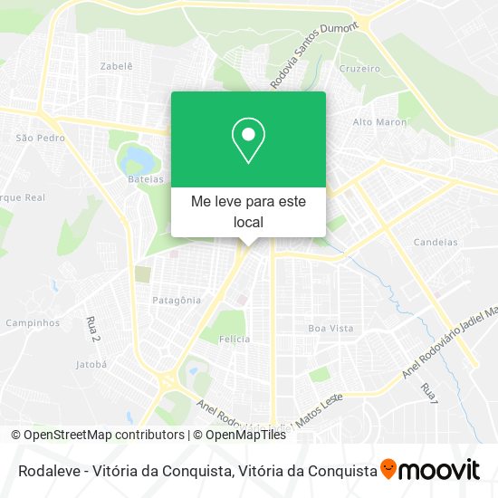 Rodaleve - Vitória da Conquista mapa