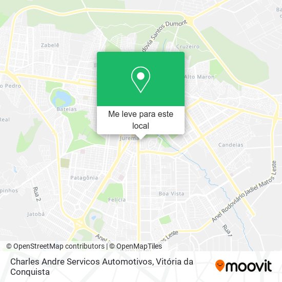 Charles Andre Servicos Automotivos mapa