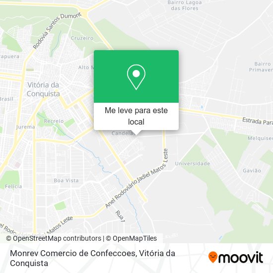 Monrev Comercio de Confeccoes mapa