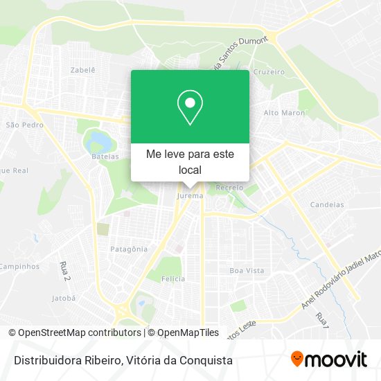 Distribuidora Ribeiro mapa