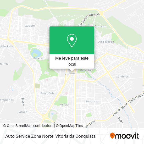 Auto Service Zona Norte mapa