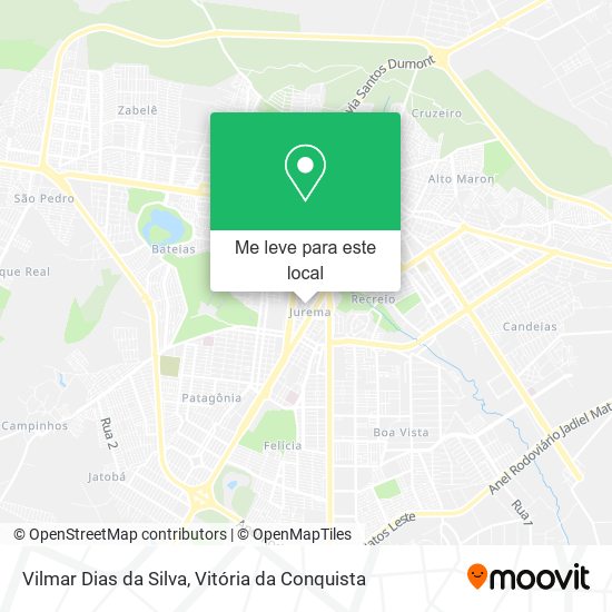 Vilmar Dias da Silva mapa