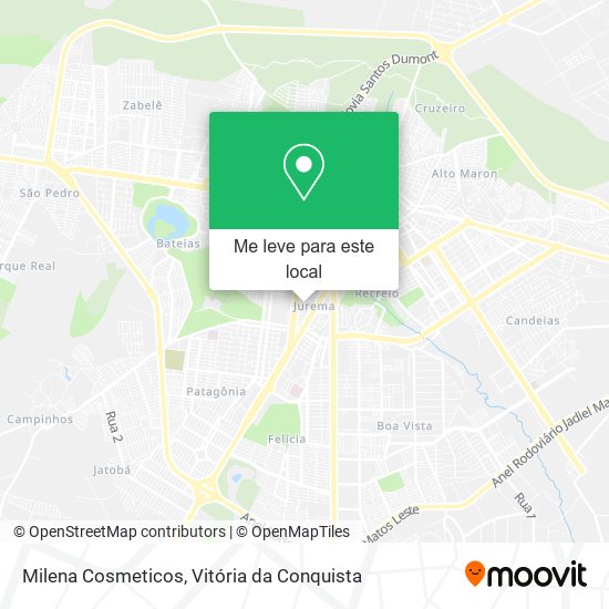 Milena Cosmeticos mapa